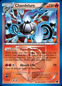 Chandelure Plasma Freeze 16