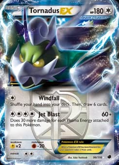 Tornadus-EX Plasma Freeze 98
