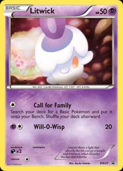 Litwick BW Black Star Promos BW27