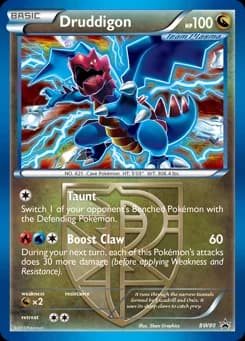 Druddigon BW Black Star Promos BW80