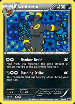 Umbreon BW Black Star Promos BW93
