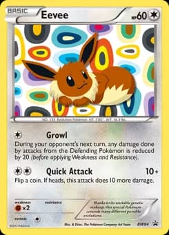 Eevee BW Black Star Promos BW94