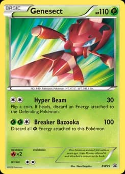 Genesect BW Black Star Promos BW99