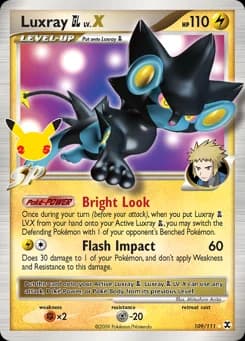 Luxray GL LV.X Celebrations 109