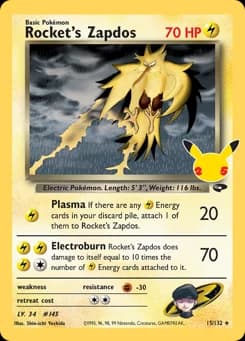 Rocket's Zapdos Celebrations 15