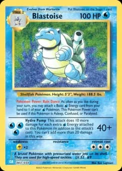 Blastoise Pokémon TCG Classic - Blastoise 3