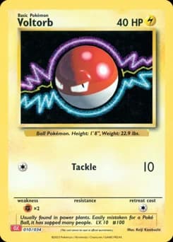 Voltorb Pokémon TCG Classic - Charizard 10
