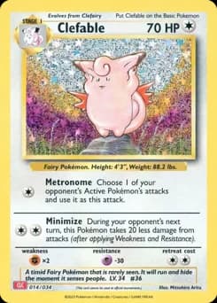 Clefable Pokémon TCG Classic - Charizard 14