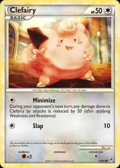 Clefairy Call of Legends 54
