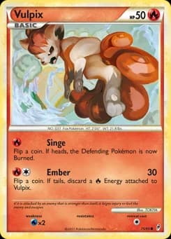 Vulpix Call of Legends 75