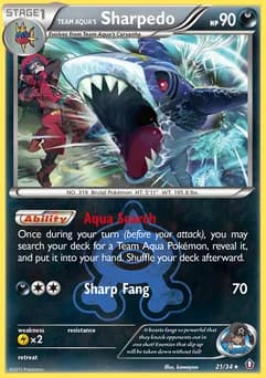 Team Aqua's Sharpedo Double Crisis 21