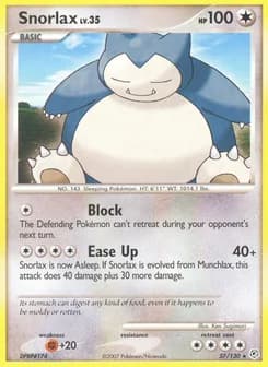 Snorlax Diamond & Pearl 37
