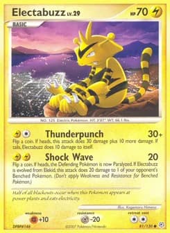 Electabuzz Diamond & Pearl 81