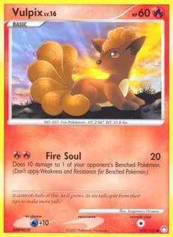 Vulpix Mysterious Treasures 107