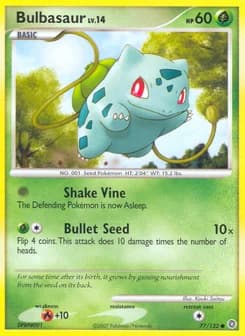 Bulbasaur Secret Wonders 77
