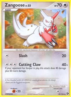 Zangoose Great Encounters 59