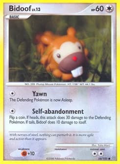 Bidoof Stormfront 54