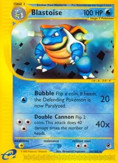 Blastoise Expedition Base Set 36