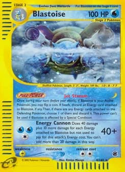 Blastoise Expedition Base Set 4