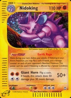 Nidoking Aquapolis H18