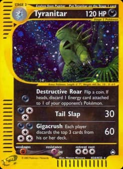 Tyranitar Aquapolis H28