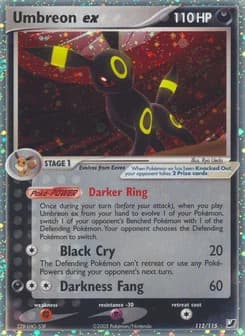 Umbreon ex Unseen Forces 112