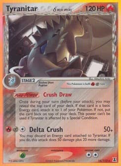 Tyranitar δ Delta Species 16