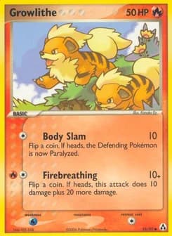 Growlithe Legend Maker 55