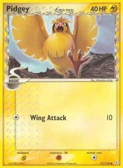 Pidgey δ Holon Phantoms 77