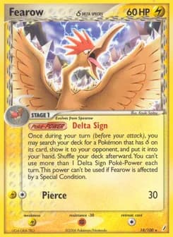 Fearow δ Crystal Guardians 18