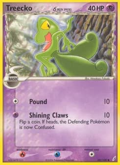 Treecko δ Crystal Guardians 68