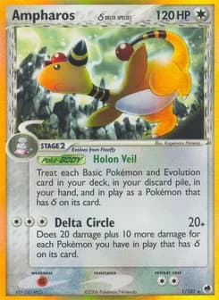Ampharos δ Dragon Frontiers 1