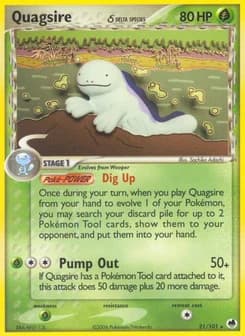 Quagsire δ Dragon Frontiers 21