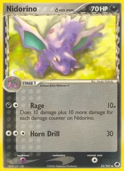 Nidorino δ Dragon Frontiers 35