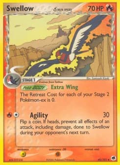 Swellow δ Dragon Frontiers 40