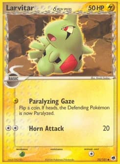 Larvitar δ Dragon Frontiers 52