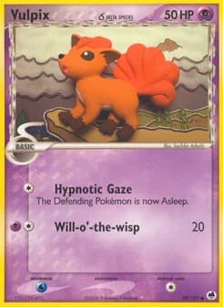 Vulpix δ Dragon Frontiers 70