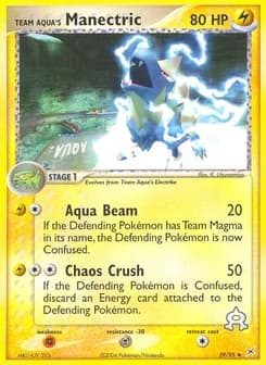 Team Aqua's Manectric Team Magma vs Team Aqua 29