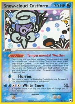 Snow-cloud Castform Hidden Legends 25