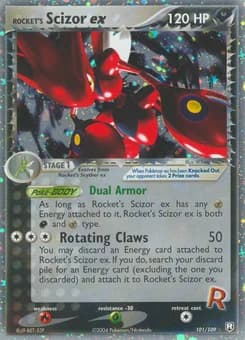 Rocket's Scizor ex Team Rocket Returns 101