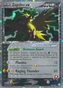Rocket's Zapdos ex Team Rocket Returns 106