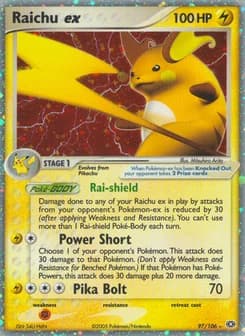 Raichu ex Emerald 97
