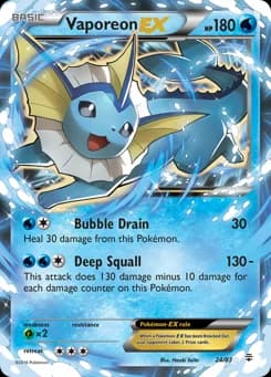 Vaporeon-EX Generations 24