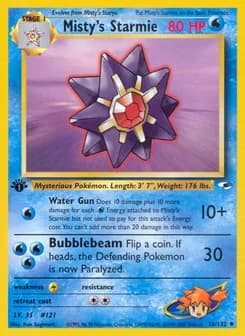 Misty's Starmie Gym Heroes 56