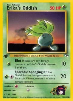 Erika's Oddish Gym Heroes 78
