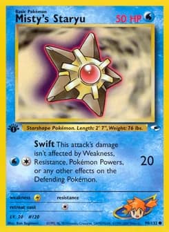 Misty's Staryu Gym Heroes 90