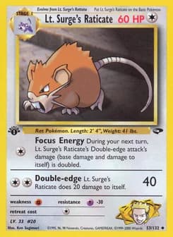 Lt. Surge's Raticate Gym Challenge 53