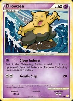 Drowzee HeartGold & SoulSilver 62