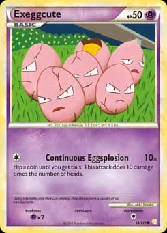 Exeggcute HeartGold & SoulSilver 63