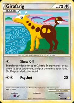 Girafarig HeartGold & SoulSilver 64